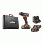PERCEUSE À PERCUSSION 18V + BATTERIES 2/4AH ET 31 ACCESSOIRES - BSB18SBL2-X02B LK1 AEG POWERTOOLS