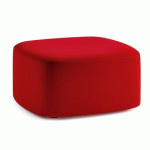 POUF CADEO GRAND MODÈLE ROUGE