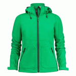 PRINTER KARTING VESTE SOFTSHELL FEMMES VERT - TAILLE M