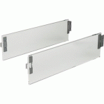 PROFILS EN VERRE FUMÉ DESIGNSIDE ARCITECH - H 124 MM - L 650 MM HETTICH