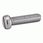 VIS À MÉTAUX TÊTE CYLINDRIQUE FENDUE INOX A2 DIN84 8X16 BOÎTE DE 100 - ACTON - 622108X16