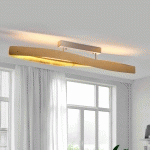 QUITANI ÉLÉGANT PLAFONNIER LED AVEC FEUILLES MÉTALLIQUES