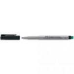 FABER CASTELL FEUTRE MULTIMARK POUR ÉCRITURE SUR CD/DVD, POINTE SUPER FINE, ENCRE NOIRE SOLUBLE
