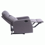 FAUTEUIL DE RELAXATION MERCATO TISSU GRIS - IDENTITÉS