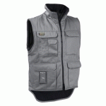 GILET SANS MANCHES HIVER GRIS TAILLE M - BLAKLADER