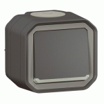 INTERRUPTEUR OU VV LUMINEUX COMPLET - SAILLIE - ÉTANCHE - ANTHRACITE - PLEXO LEGRAND