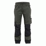 PANTALON DE TRAVAIL PAYSAGISTE FEMME VERT ARMÉE/NOIR TAILLE 46 - BLAKLADER