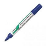 PILOT MARQUEUR EFFAÇABLE À SEC POUR TABLEAUX BLANCS POINTE OGIVE CORPS ALUMINIUM ENCRE BLEUE WBMA-TM