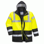 PORTWEST S466 PARKA HV BICOLORE JAUNE/NOIR - TAILLE XXXL