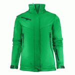 PRINTER SKELETON VESTE SOFTSHELL FEMMES VERT - TAILLE XS