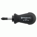 TOURNEVIS COURT - EMPREINTE PHILLIPS - DRALL - PH2 X 25 MM STAHLWILLE