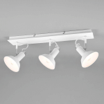 TRIO LIGHTING PLAFONNIER AVEC SPOTS ROXIE ORIENTABLE 3FLG. BLANC MAT