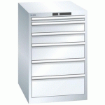 ARMOIRE BLANC PUR 564X725X850 AVEC 6 TIR. 75KG _ 14.407.110 - LISTA
