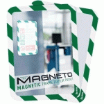 CADRE MAGNETO SECURITE MAGNETIQUE A4 VERT/BLANC - DJOIS MADE BY TARIFOLD