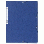CHEMISE 3 RABATS À ÉLASTIQUES CARTE LUSTRÉE 400G/M2 - A4 - COULEURS ASSORTIES - LOT DE 50