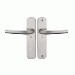 ENSEMBLE SUR PLAQUES SALOME HOME ENTRAXE 165MM BEC DE CANE F9 INOX - HERACLES - B-SALOME-32
