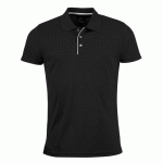 POLO PERSONNALISABLE HOMME NOIR MULTITECH PES