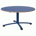 TABLE MALIBU Ø 120 T3 PC STRA ALAISÉ BLEU U525/BLEU 5005