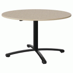 TABLE MALIBU Ø 120 T5 PC ST ISOSON BEIG 1460/BEIGE NOIR 9005