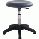 TABOURET BETA OCTOPUS-IMITATION CUIR-MEDIUM-PATIN-NOIR - GLOBAL PROFESSIONAL SEATING