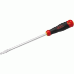 TOURNEVIS BI-MATIÈRE FENTE À LAME HEXAGONALE - POUR MÉCANICIEN - 8X200 MM SAM OUTILLAGE