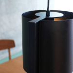 DYBERG LARSEN WUM SUSPENSION Ø 23CM NOIR MAT