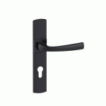 POIGNÉES DE PORTE DESIGN MUZE - ENTRAXE 195 MM - NOIR MAT ONYX - CLÉ I VACHETTE