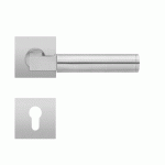 POIGNÉES DE PORTE SUR ROSACES CARRÉES AFFLEURANTES EP L31Q TASMANIA -CLÉ I KARCHER DESIGN