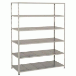 RAYONNAGE RAPID 2 6 TABLETTES METAL 1980X1525X610 ZINGUÉ - MANUTAN EXPERT