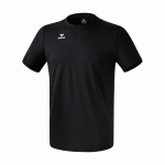 T-SHIRT FONCTIONNEL TEAMSPORT - ERIMA - CASUAL BASIC ENFANT NOIR