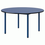 TABLE MALIBU Ø 120 T4 4P STRA ANTIB BLEU U525/NOIR BLEU 5005