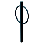 APPUI-VELOS À SCELLER CYCLO TENOR TETE  BOMBEE, ANTHRACITE MAT 7016