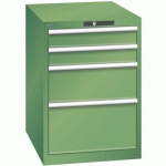 ARMOIRE VERT 564X725X800 AVEC 4 TIR. 75KG _ 14.371.030 - LISTA