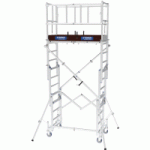 ÉCHAFAUDAGE TÉLESCOPIQUE ROULANT EN ALUMINIUM X'TOWER