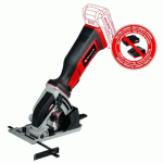 MINI-SCIE CIRCULAIRE SANS FIL - TE-CS 18/89 LI-SOLO - POWER X-CHANGE EINHELL