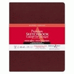 ALPHA SERIES CARNET SOUPLE 46F 20,3X25,3CM 150G - BLANC - LOT DE 2