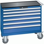 ARMOIRE BLEU SÉCU. 1023X572X962 AVEC 6 TIR. 75KG - LISTA