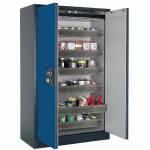 ARMOIRE SÉCURITÉ Q-CLASSIC-90 Q90.195.120 GRIS/BLEU - MANUTAN COLLECTIVITÉS