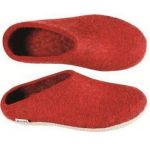 CHAUSSON ROUGE TAILLE BASSE