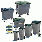 CONTENEUR À DÉCHETS 2 ROUES SULO 120 L VERT