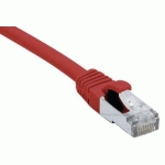 CORDON RJ45 CATÉGORIE 6A F/UTP LSOH SNAGLESS ROUGE - 10 M