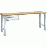 ÉTABLIS BLANC PUR 1500X800X850 CAP. 800KG ET 1 TIR. 75KG - LISTA