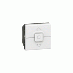 INTERRUPTEUR DE VOLETS ROULANTS 500W MAXIMUM MOSAIC 2 MODULES BLANC - LEGRAND - 077026