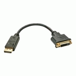 LINDY ADAPTATEUR DE BASE DISPLAY PORT 1.2 VERS DVI-D