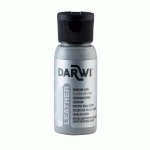 LOT DE 4 - DARWI FLACON DE 50 ML DE PEINTURE SUR CUIR - GRIS SOURIS