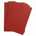 LOT DE 5 - ETIVAL COLOR PAQUET 5F A4 160G - BORDEAUX