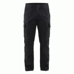 PANTALON DE TRAVAIL INDUSTRIE STRETCH 2D ANTI RAYURES - NOIR - TAILLE 48 BLAKLADER