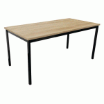 TABLE DE RÉUNION TREFF 160 X 80 CHÊNE VIEILLI/ NOIR