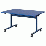 TABLE MALIBU RAB. 120X80 T4 DL STRA ABS BLEU U525/BLEU 5005