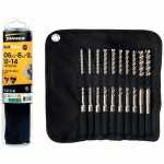 TROUSSE DE 10 FORETS CARBURE ROCKFASTER SDS+ TYPE 118D DIAGER
